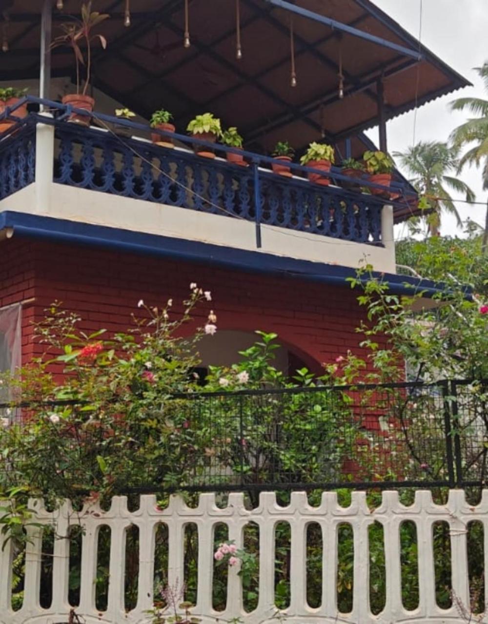Curlies Blue House Villa Anjuna Eksteriør billede